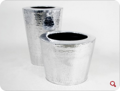 Modern kaspó - Hammered